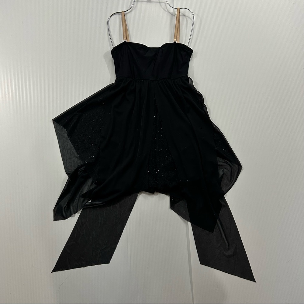 319. Natalie Dancewear Black Dress (M)